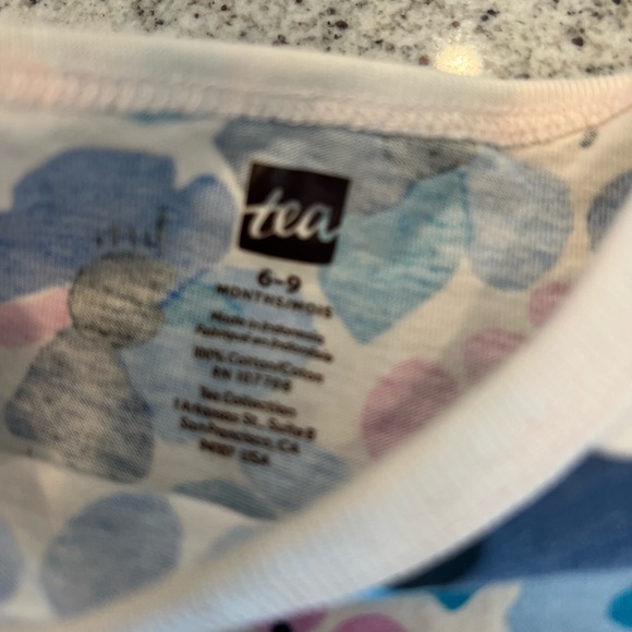Tea Collection Baby Girl Romper 6-9 Months - Picture 4 of 7